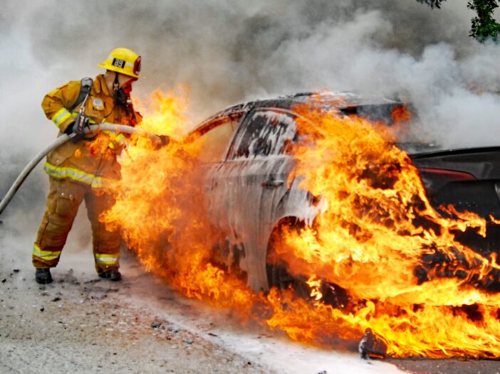 Car Defect: Fuel Fed Fire